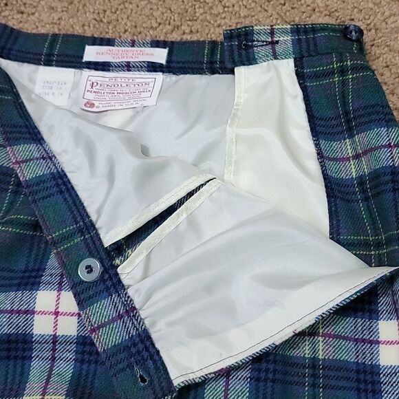 Pendleton Petite Kennedy Dress Tartan Plaid Skirt Size 10 - Picture 4 of 6